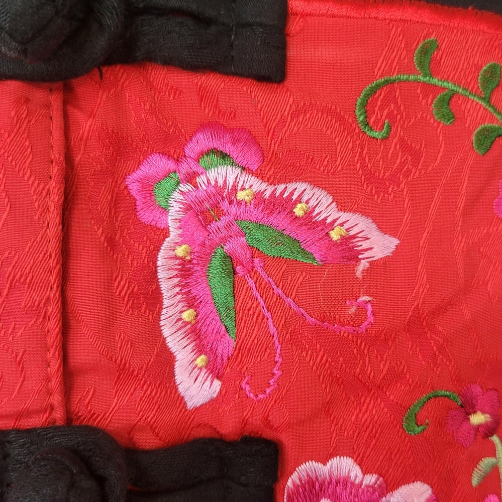 Chinese Embroidered Cropped Jacket - Picture 6 of 15